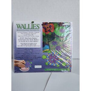 Wallies Wallpaper Wet & Stick Cutouts Turtles #12930 New